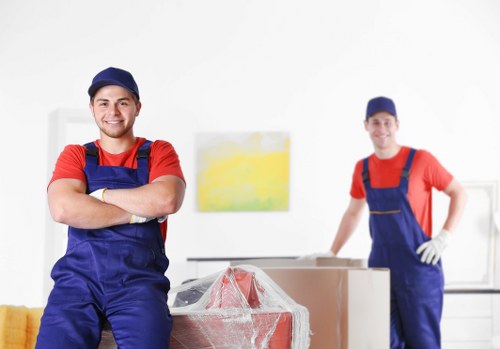 Removal team planning a house move in Sutton