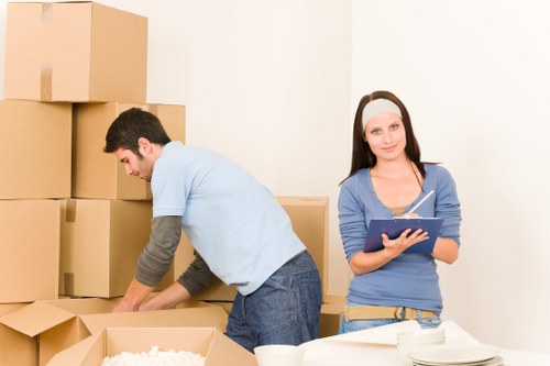 Business inventory stored securely in a Sutton storage unit