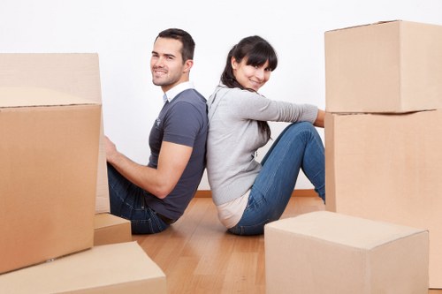 Local team handling furniture collection for storage in Sutton